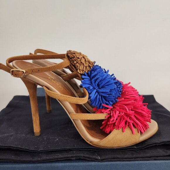 Malone Souliers pom pom heels - Picture 5 of 12